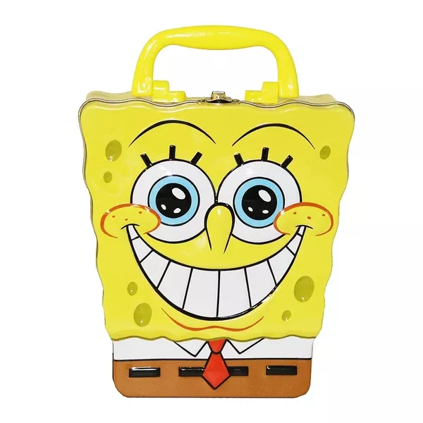 Spongebob Happy Shaped Metal Tin Box