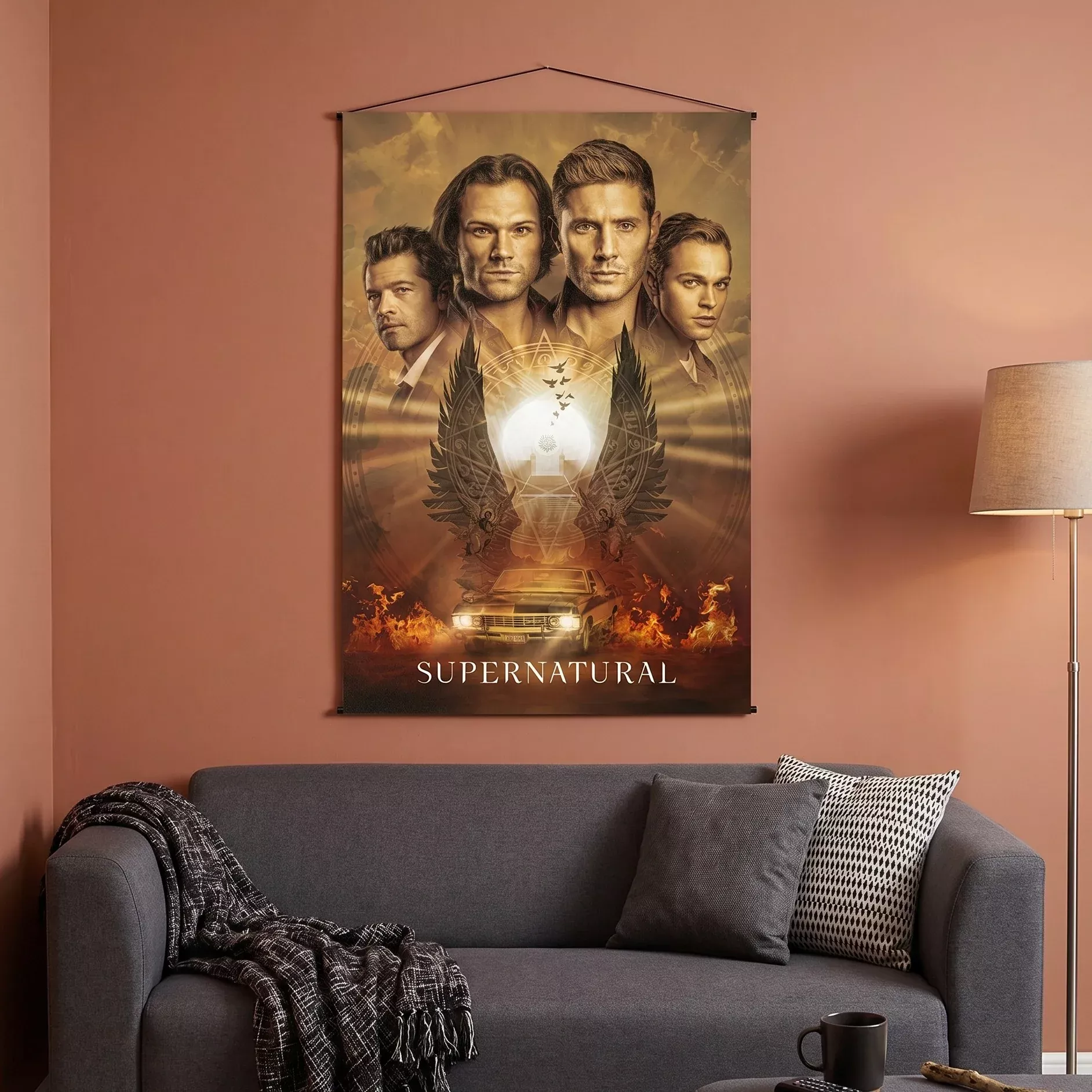 Supernatural - Cast Wall Scroll