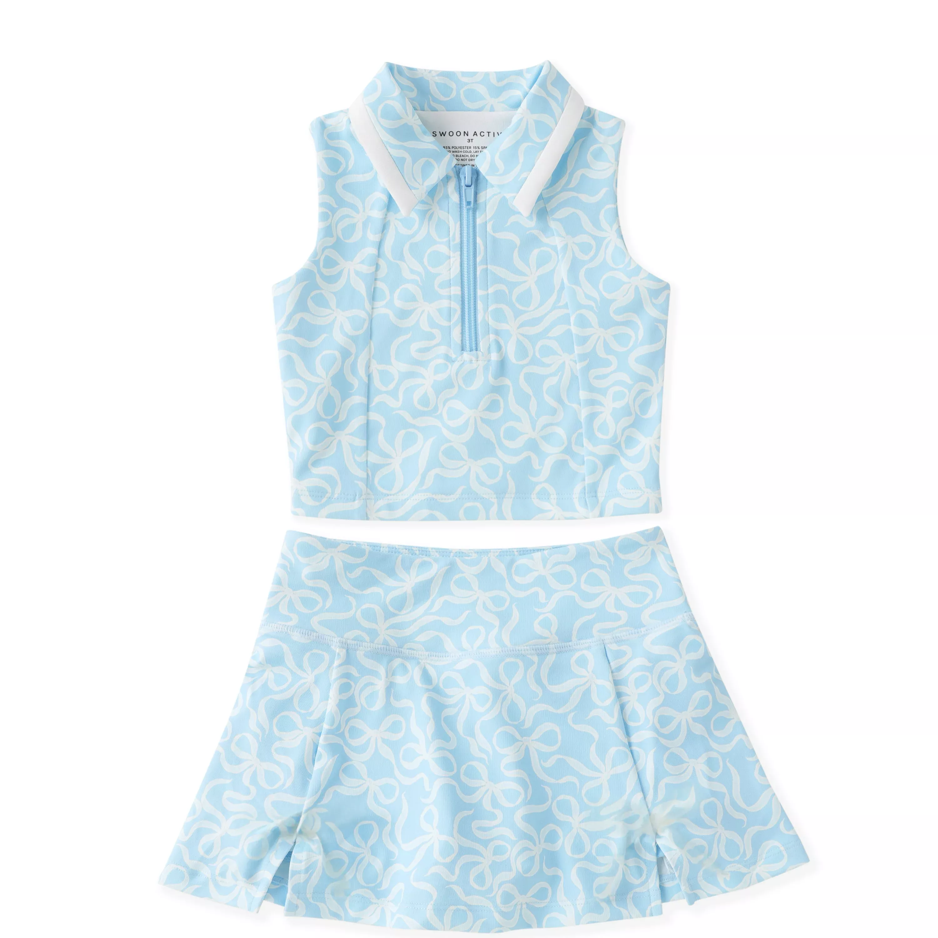 Swoon Baby Active Blue Sky Bow Proper Set