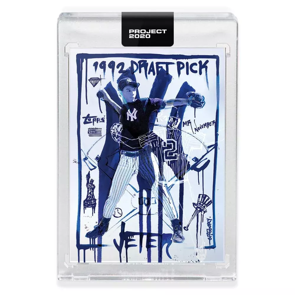 Topps PROJECT 2020 Card 93 - 1993 Derek Jeter by Gregory Siff
