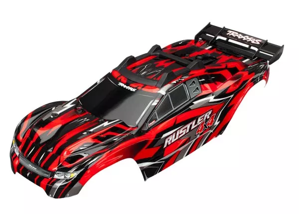 Traxxas 6718 Rustler 4x4 Red Body