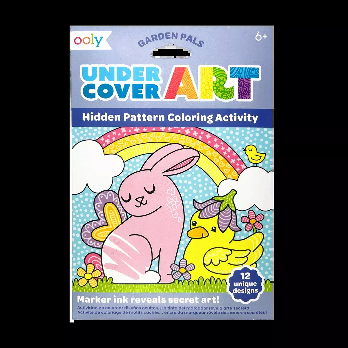 Undercover Art: Hidden Pattern Coloring Activity - Garden Pals