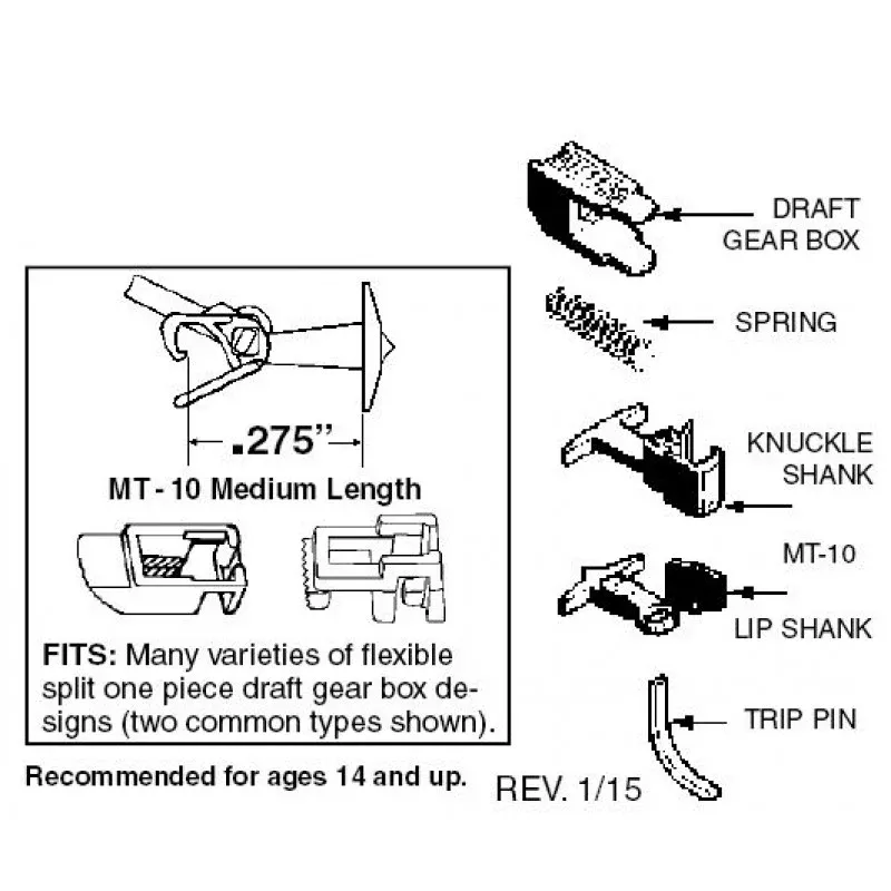 Universal Coupler 1129 (2 pr) MTL130013