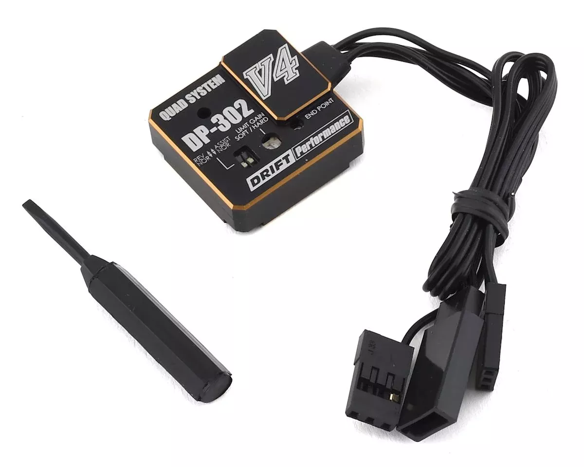 Yokomo DP-302 V4 Drift Steering Gyro (Black)